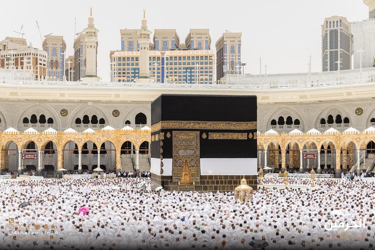 الكعبة المشرّفة في المسجد الحرام بمكة المكرمة